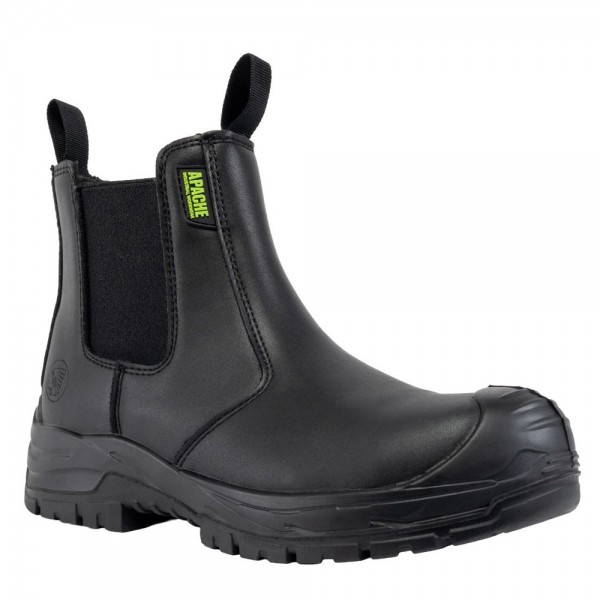 Apache Brooks Black Safety Dealer Boots