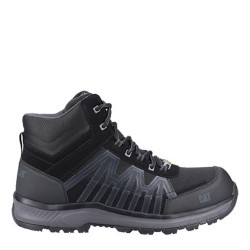 CAT Charge Mid Black Safety Boots