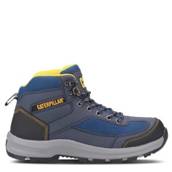 CAT Elmore Mid Safety Boots Blue