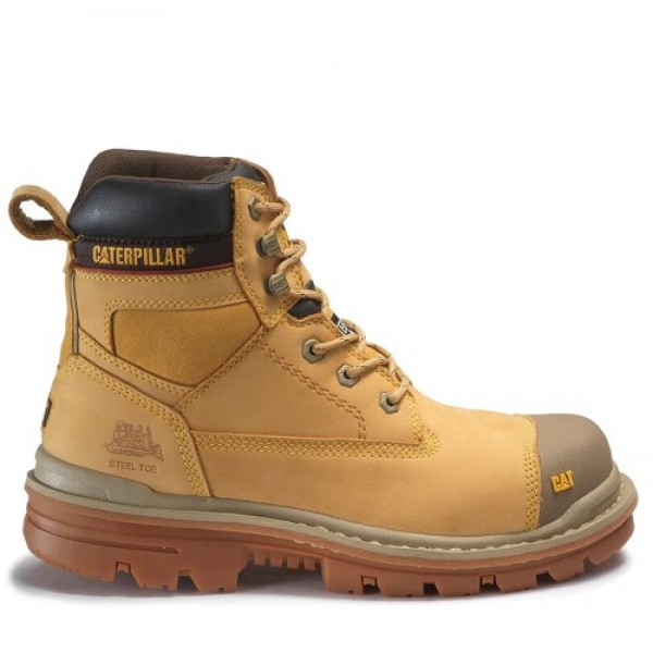CAT Gravel 6" Honey Safety Boots