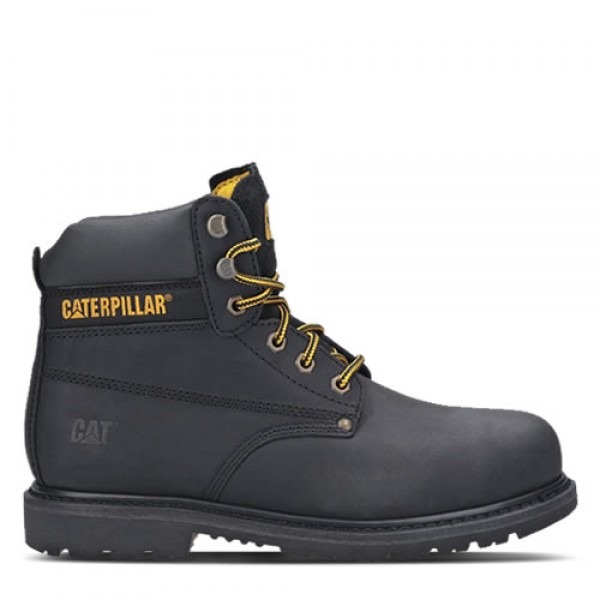 CAT Powerplant SB Black Safety Boots