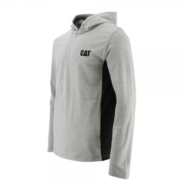 CAT 1510572 Coolmax Hoodie Grey CAT 1510572 Coolmax Hoodie Grey