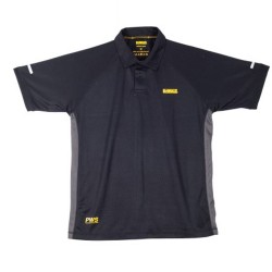 DeWalt Rutland Black/Grey PWS Polo Shirt