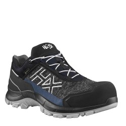 Haix Black Eagle 400 Black / Blue ESD Safety Trainers GORE-TEX Lightweight