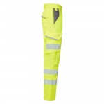 Leo Workwear Winsford Stretch Cargo Trousers Hi-Vis Yellow Leo Workwear Winsford Stretch Cargo Trousers Hi-Vis Yellow