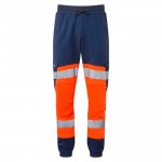 Leo Workwear Hawkridge Class 1 Stretch Trousers Hi-Vis Orange / Navy Leo Workwear Hawkridge Class 1 Stretch Trousers Hi-Vis Orange / Navy