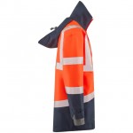 Leo Workwear Clovelly Orange Navy Hi Vis Anorak Leo Workwear Clovelly Orange Navy Hi Vis Anorak