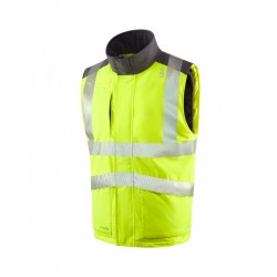 Leo Workwear Halsinger Hi Vis Yellow Class 2 Bodywarmer