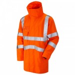Leo Workwear Clovelly Orange Hi Vis Anorak Leo Workwear Clovelly Orange Hi Vis Anorak