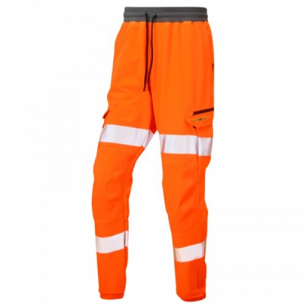 Leo Workwear Hawkridge Orange Hi Vis Jogging Trouser Leo Workwear Hawkridge Orange Hi Vis Jogging Trouser