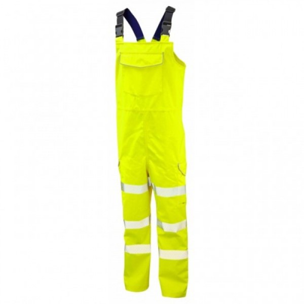 Leo Workwear Northam Hi-Vis Yellow Overalls Leo Workwear Northam Hi-Vis Yellow Overalls
