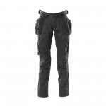 Mascot Accelerate 18531 Pants With Kneepad Pockets And Holster Pockets Black