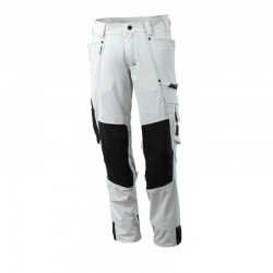 Mascot Advanced 17079 Pants With Kneepad Pockets White