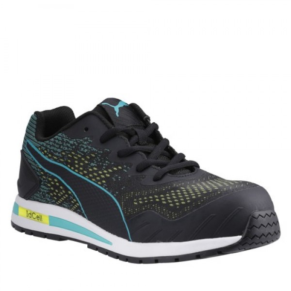 Puma Vivid Green Heart Low Safety Trainers