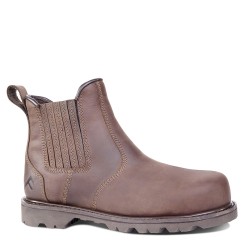 Rock Fall RF206 Farrier Brown Safety Dealer Brown Steel Toe