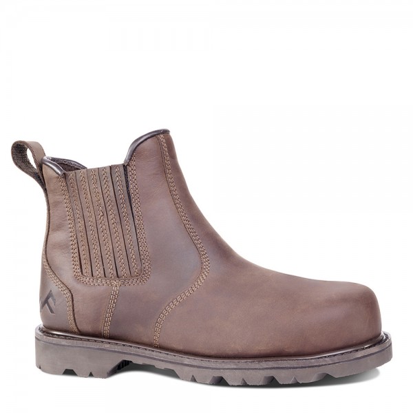 Rock Fall RF206 Farrier Brown Safety Dealer Brown Steel Toe