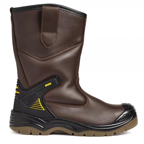Apache AP305 Brown Rigger Boots