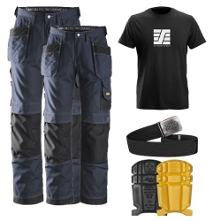 Snickers 2 x 3213 Kit Inc Snickers Direct T-Shirt 9110