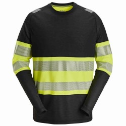Snickers 2430 Hi-Vis Class 1 Long Sleeve T-Shirt
