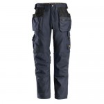 Snickers 2x 6224 AllroundWork Canvas+ Stretch Work Trousers+ Holster Pockets