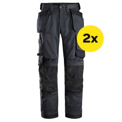 Snickers 2x 6251 Loose Fit Stretch Trousers Holster Pockets