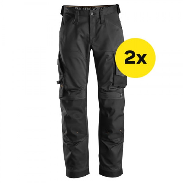 Snickers 2x 6351 AllroundWork Stretch Trousers