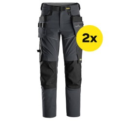Snickers 2x 6944 FlexiWork 2.0 Trousers Holster Pockets