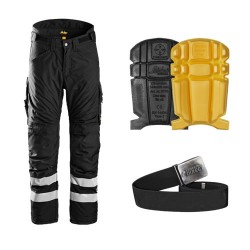 Snickers 6619 Insulated Trousers Kit inc 9110 Kneepads & PTD Belt
