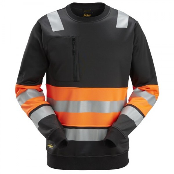Snickers 8031 Hi-Vis Class 1 Sweatshirt Snickers 8031 Hi-Vis Class 1 Sweatshirt