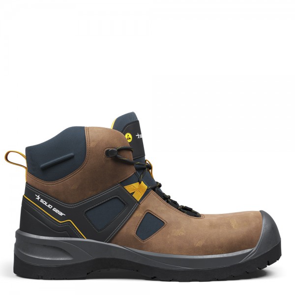 Solid Gear Essence Mid Brown Safety Boots