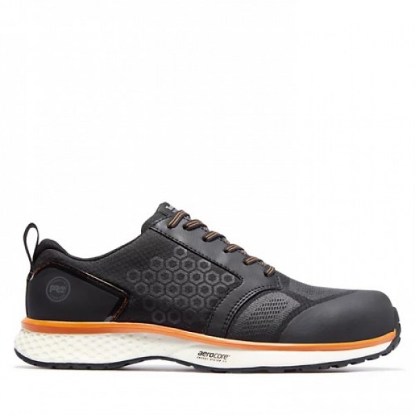 Timberland Pro Reaxion Black/Orange Safety Trainers