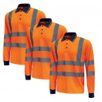 UPower Shine Hi-Vis 3 Pack Long sleeve Polo UPower Shine Hi-Vis 3 Pack Long sleeve Polo