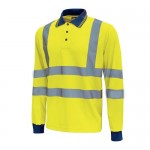 UPower Shine Hi-Vis 3 Pack Long sleeve Polo UPower Shine Hi-Vis 3 Pack Long sleeve Polo