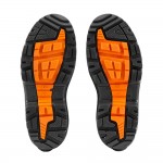 V12 V2110 Groundworker Black / Orange Safety Wellingtons