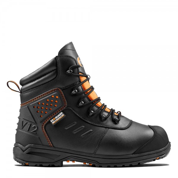 V12 V2185 Invincible IGS Women's Black / Orange Safety Boots V12 V2185 Invincible IGS Women's Black / Orange Safety Boots