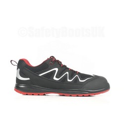 Centek FS312 Black/Red Safety Trainers