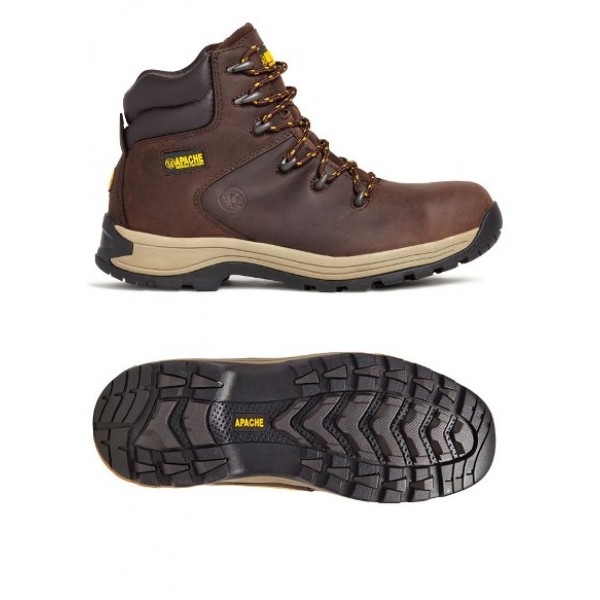 Apache S3 SRA Safety Work Boot Brown