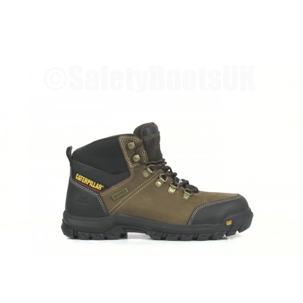 CAT Framework Brown Safety Boots
