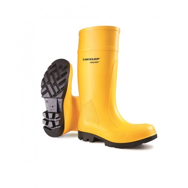 Dunlop Purofort Yellow Safety Wellingtons