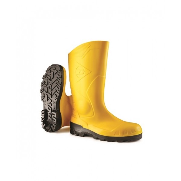 Dunlop Devon Yellow/Black Safety Wellingtons
