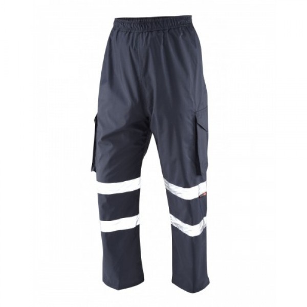 Leo Workwear Appledore Navy Cargo Overtrousers Leo Workwear Appledore Navy Cargo Overtrousers