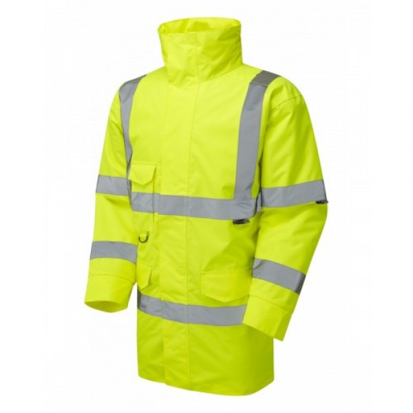 Leo Workwear Tawstock Class 3 Yellow Anorak