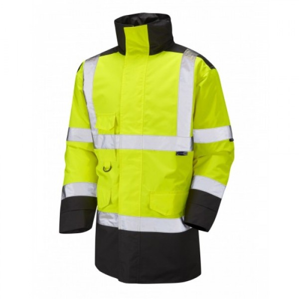 Leo Workwear Tawstock Class 3 Yellow/Black Anorak