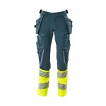 Mascot Accelerate Safe 19131 Hi Vis Class 1 Trousers with Holster Pockets