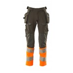 Mascot Accelerate Safe 19131 Hi Vis Class 1 Trousers with Holster Pockets