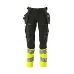 Mascot Accelerate Safe 19131 Hi Vis Class 1 Trousers with Holster Pockets