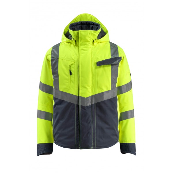 Mascot Safe Supreme Hastings 15535 Waterproof Hi Vis Class 3 Winter Jacket
