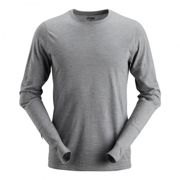 Snickers 2427 AllroundWork Wool Long Sleeve T-Shirt