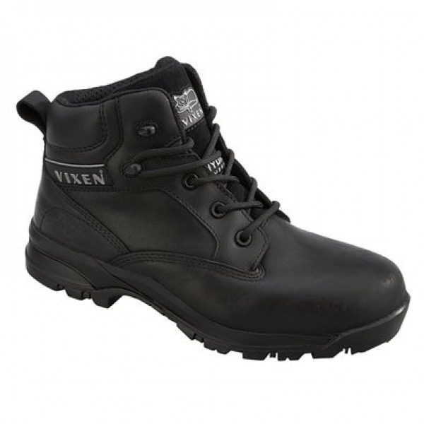 Vixen Onyx Black Ladies Safety Boots