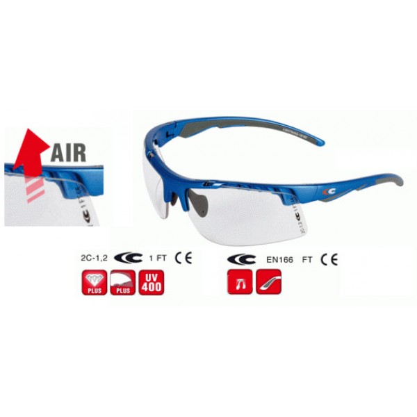 Cofra Lightning Safety Glasses with Clear Lenses anti scratch coating Cofra Lightning Safety Glasses with Clear Lenses anti scratch coating